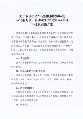 益陽(yáng)市市場(chǎng)監(jiān)督管理局關(guān)于印發(fā)《關(guān)于承接機(jī)動(dòng)車(chē)檢驗(yàn)機(jī)構(gòu)資質(zhì)認(rèn)定及氣瓶充裝、移動(dòng)式壓力容器行政許可審批權(quán)的實(shí)施方案》的通知